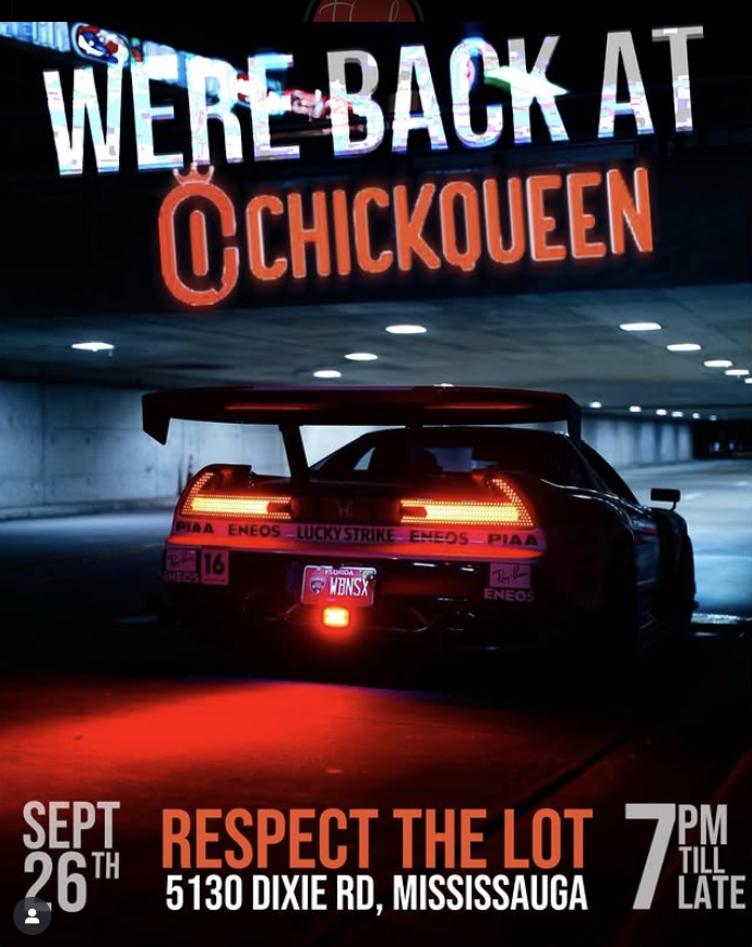 Chickqueen Cars and Coffee flyer